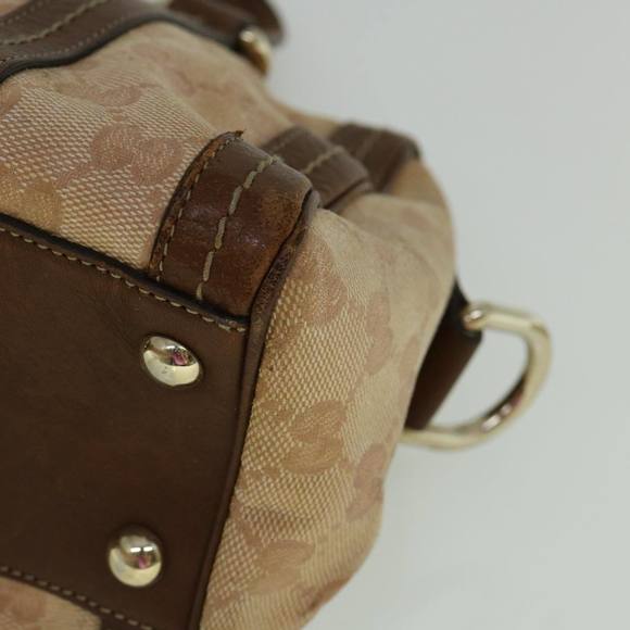 GUCCI GG Crystal Canvas Hand Bag Coated Canvas Brown 181487 Auth 60263 - Picture 15 of 16